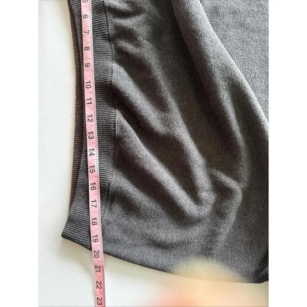 Cremieux V-Neck Knit‎ Mens XL Grey Long Sleeve Dark Academia Preppy Minimalist